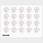 Bezit van Wardrobe Mannen Stylish Shirt Mode Ronde Sticker (Vel)