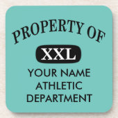 Bezit van XXL Jouw naam Drankjes Onderzetter (Voorkant)