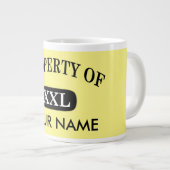 Bezit van XXL Jouw naam Grote Koffiekop (Voorkant rechts)