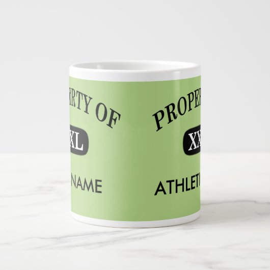 Bezit van XXL Jouw naam Grote Koffiekop (Voorkant)