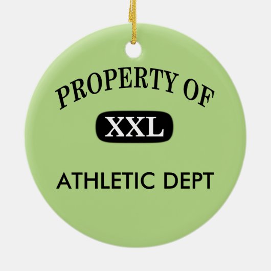 Bezit van XXL Jouw naam Keramisch Ornament (Achterkant)