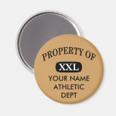 Bezit van XXL Jouw naam Magneet (Voorkant / Achterkant)