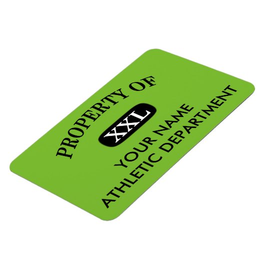 Bezit van XXL Jouw naam Magneet (Linkerzijde)