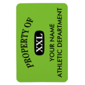 Bezit van XXL Jouw naam Magneet (Verticaal)