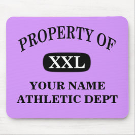 Bezit van XXL Jouw naam Muismat
