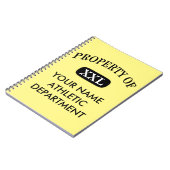 Bezit van XXL Jouw naam Notitieboek (Linkerzijde)