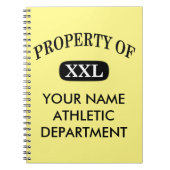 Bezit van XXL Jouw naam Notitieboek (Voorkant)