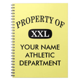 Bezit van XXL Jouw naam Notitieboek