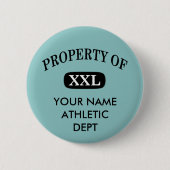 Bezit van XXL Jouw naam Ronde Button 5,7 Cm (Voorkant)