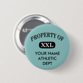 Bezit van XXL Jouw naam Ronde Button 5,7 Cm (Voorkant /achterkant)