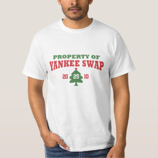 Bezit van Yankee Swap - kerstboom T-shirt