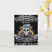 Bezit voor altijd de titel Militaire Politie US Ar Kaart (Gele Bloem)