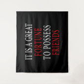 bezit vriend Tapestry Wandkleed (Voorkant)