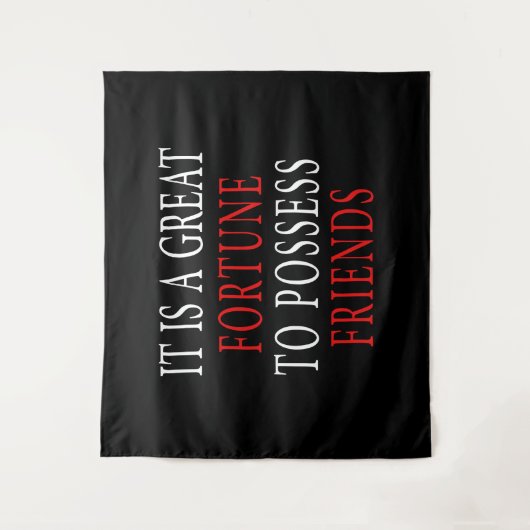 bezit vriend Tapestry Wandkleed (Voorkant)