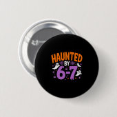Bezocht door 67 Zes Zeven Meme Ronde Button 5,7 Cm (Voorkant /achterkant)