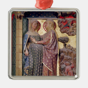 Bezoek, 1340-51 metalen ornament