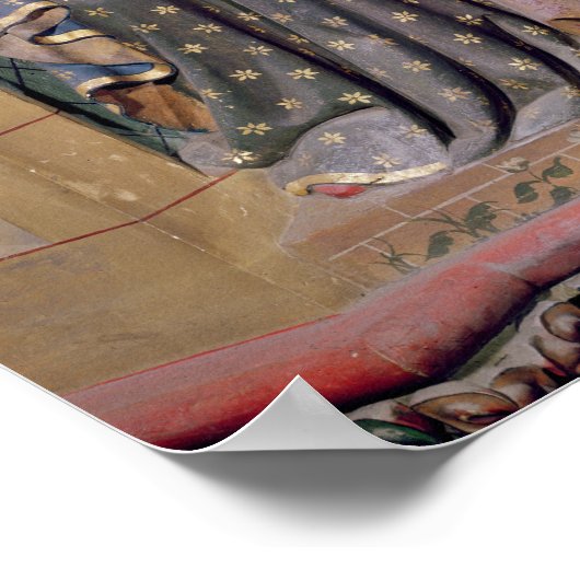 Bezoek, 1340-51 poster (Hoek)