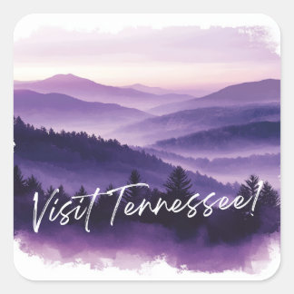 Bezoek aan de Tennessee Square Sticker