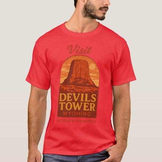 Bezoek aan DEVILS TOWER T-shirt (Voorkant)
