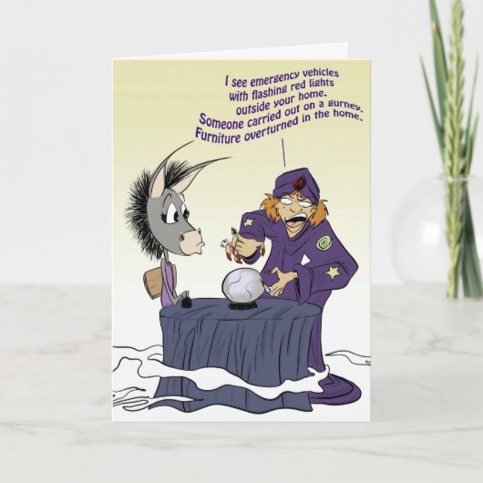 Bezoek aan een paranormaal begaafde kaart (Voorkant)