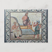 Bezoek aan het Asklepios Mosaic Kos Island Briefka Briefkaart (Voorkant)