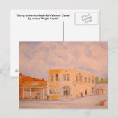 Bezoek aan het Munfordville Welcome Center Briefkaart (Voorkant / Achterkant)