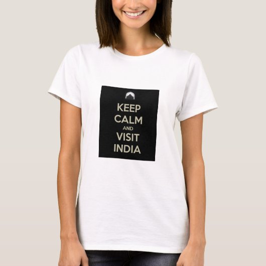 bezoek aan india rustig t-shirt (Voorkant)
