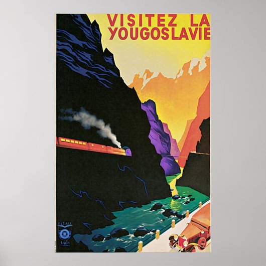 bezoek aan Joegoslavië Poster (Voorkant)