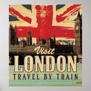  bezoek aan Londen poster
