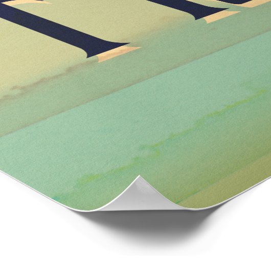  bezoek aan Londen poster (Hoek)