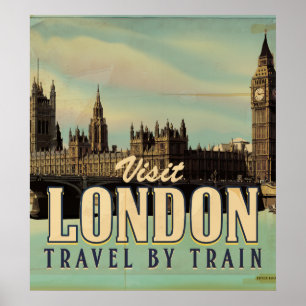  bezoek aan Londen poster