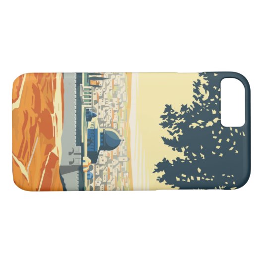  bezoek aan Palestina Case-Mate iPhone Case (Achterkant (Horizontaal))