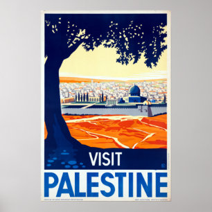 bezoek aan Palestina Poster