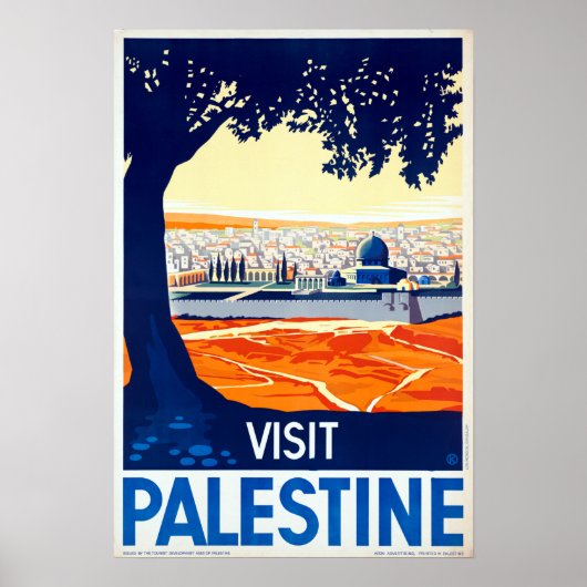  bezoek aan Palestina Poster (Voorkant)