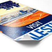  bezoek aan Palestine Travel Poster (Hoek)