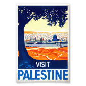  bezoek aan Palestine Travel Poster (Voorkant)