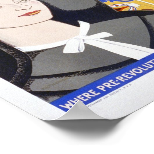 Bezoek aan Pennsylvania | oldtimerreis Poster (Hoek)