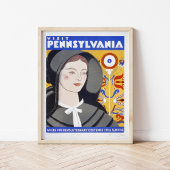 Bezoek aan Pennsylvania | oldtimerreis Poster