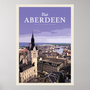Bezoek Aberdeen Poster