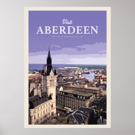 Bezoek Aberdeen Poster (Voorkant)