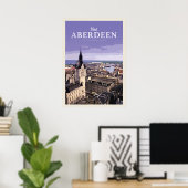 Bezoek Aberdeen Poster (Thuiskantoor)