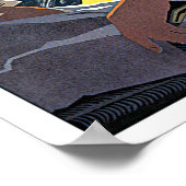 Bezoek AFRICA door Plane Old French Airlines Trave Poster (Hoek)