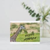 Bezoek Afrika Briefkaart (Staand voorkant)