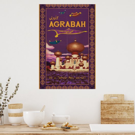 Bezoek Agrabah Poster (Keuken)