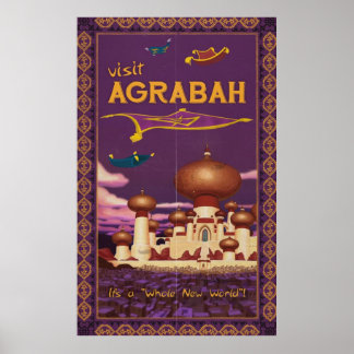 Bezoek Agrabah Poster