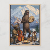 Bezoek Alaska WPA Kunst Briefkaart (Voorkant)