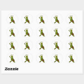 Bezoek Alien Range Ronde Sticker (Vel)