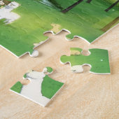 Bezoek alpaca legpuzzel (Zijkant)