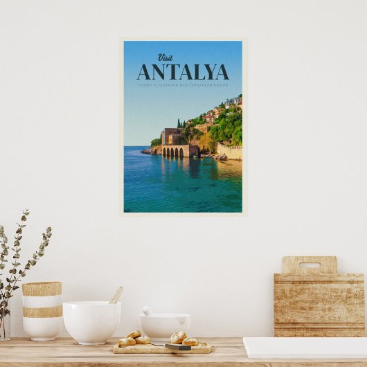 Bezoek Antalya Poster (Keuken)