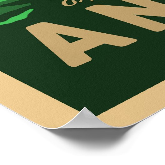 Bezoek Antigua Poster (Hoek)